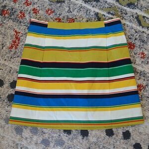 Zara Colorful Stripes Skirt size Medium